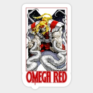 OMEGA RED Sticker